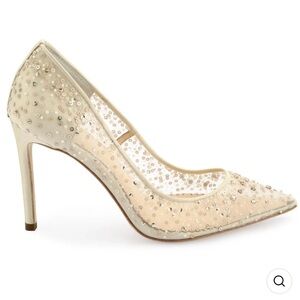 Bella Belle ELSA NUDE
Crystal Embellished Sequin Nude Sparkly Heels